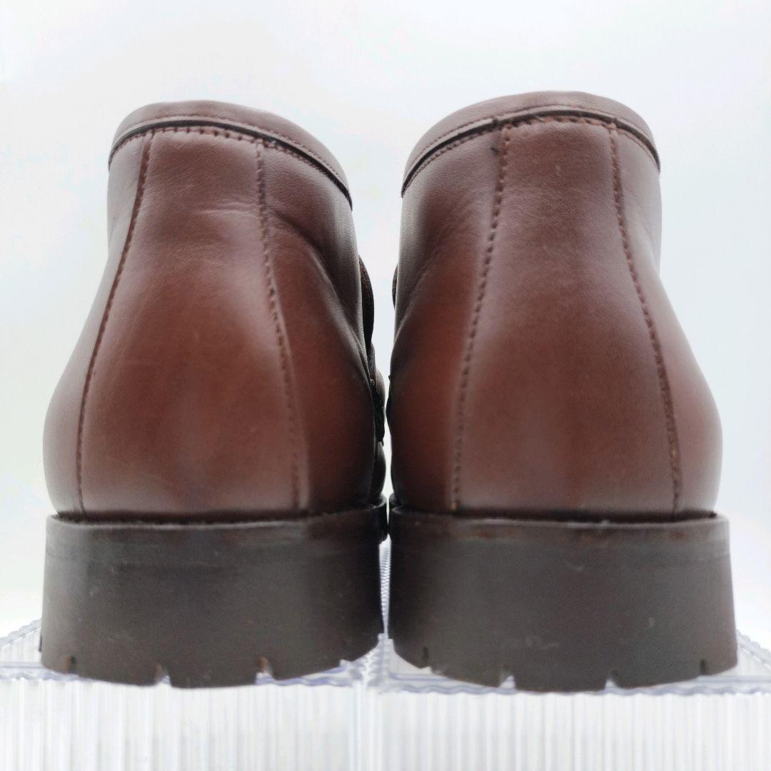 GUCCI グッチ ホースビット 厚底 ローファー ブラウン UK7 本革