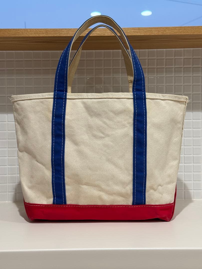 【激レア】90's エルエルビーン ボートアンドトート M トリコロールカラー