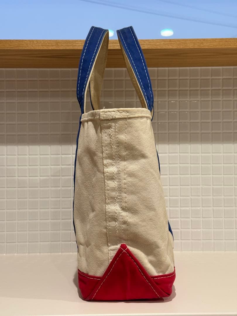 【激レア】90's エルエルビーン ボートアンドトート M トリコロールカラー