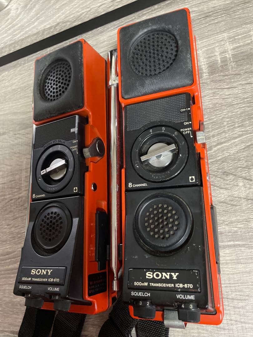 【正常起動‼️】SONY トランシーバー ICB-670／ 2機