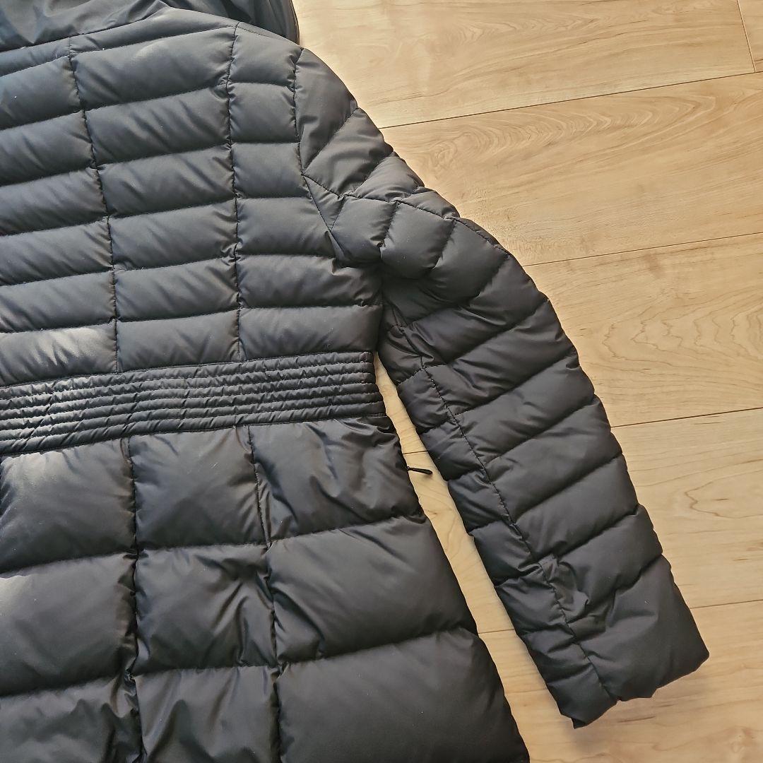 ☆TATRAS☆ブラックショール襟ロングダウンコート☆美ライン☆