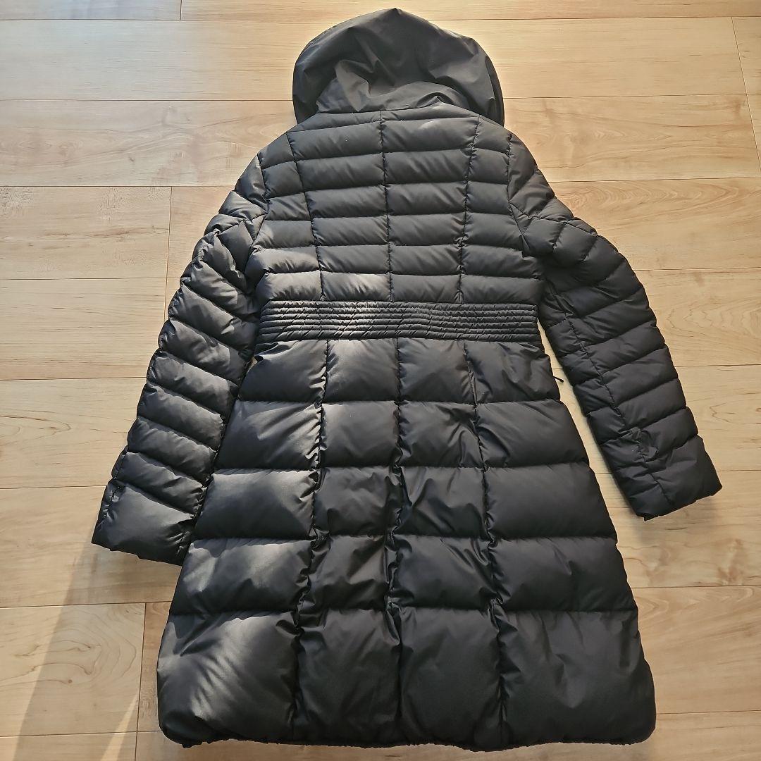 ☆TATRAS☆ブラックショール襟ロングダウンコート☆美ライン☆