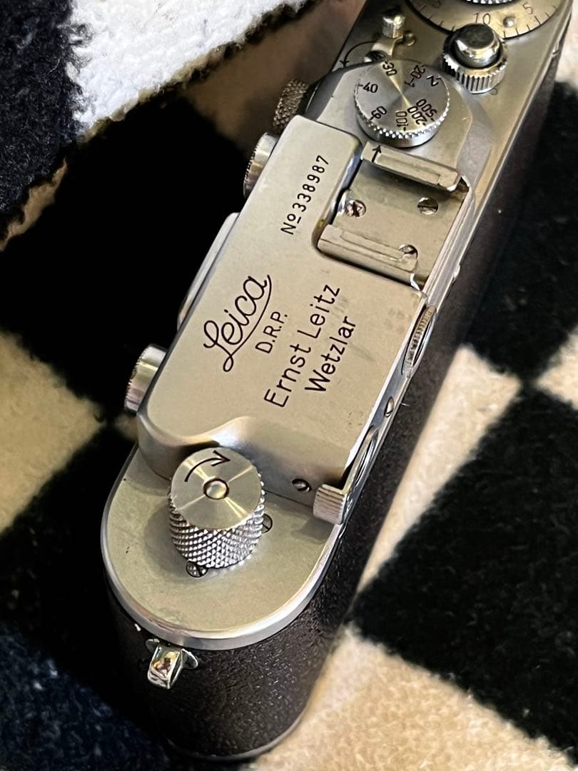 Leica Ⅲa バルナックライカ 本革ケース Fedレンズ付