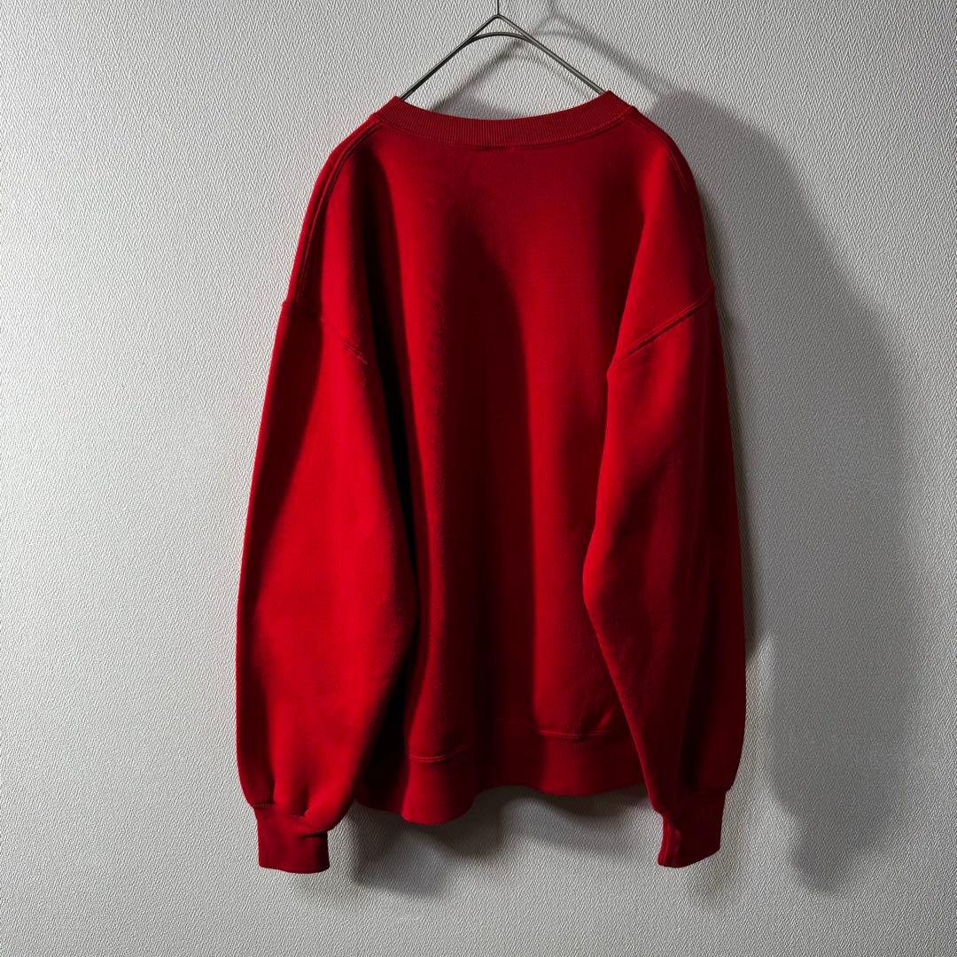 風*e様 90s USA製 RUSSELL 前V 無地 プランク 肉厚 L vi