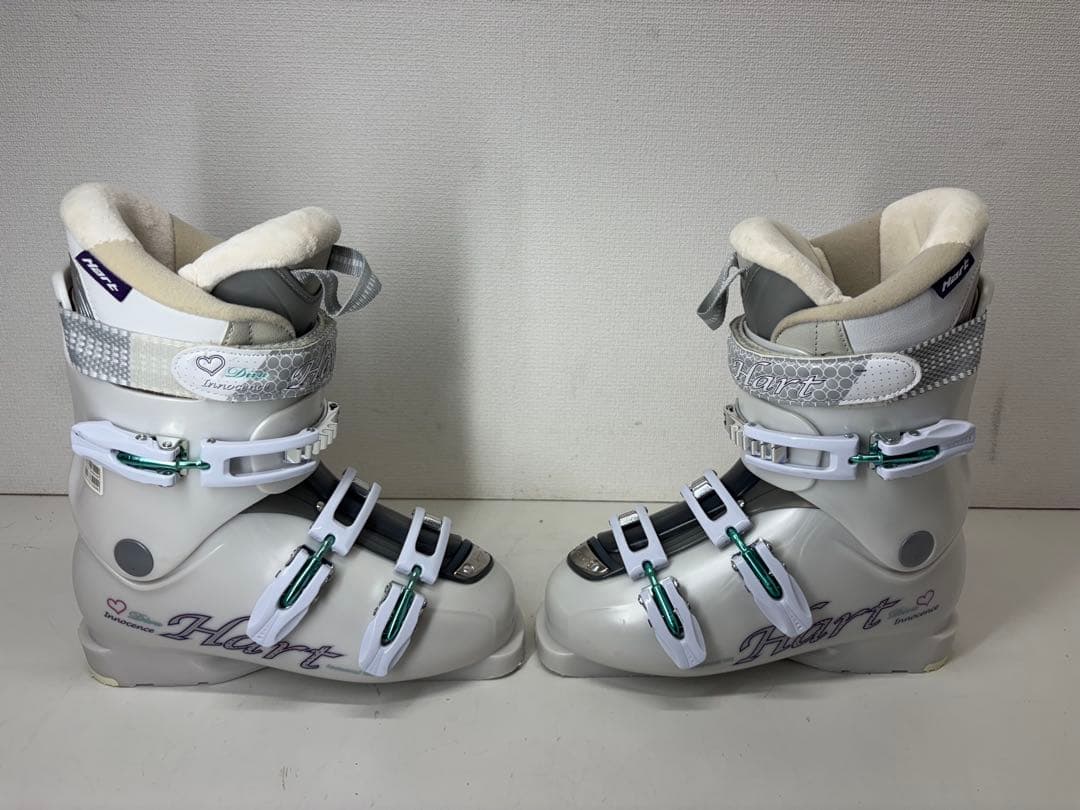 美品 Hart HART DIVA 女性用スキー用ブーツ ホワイト 25cm