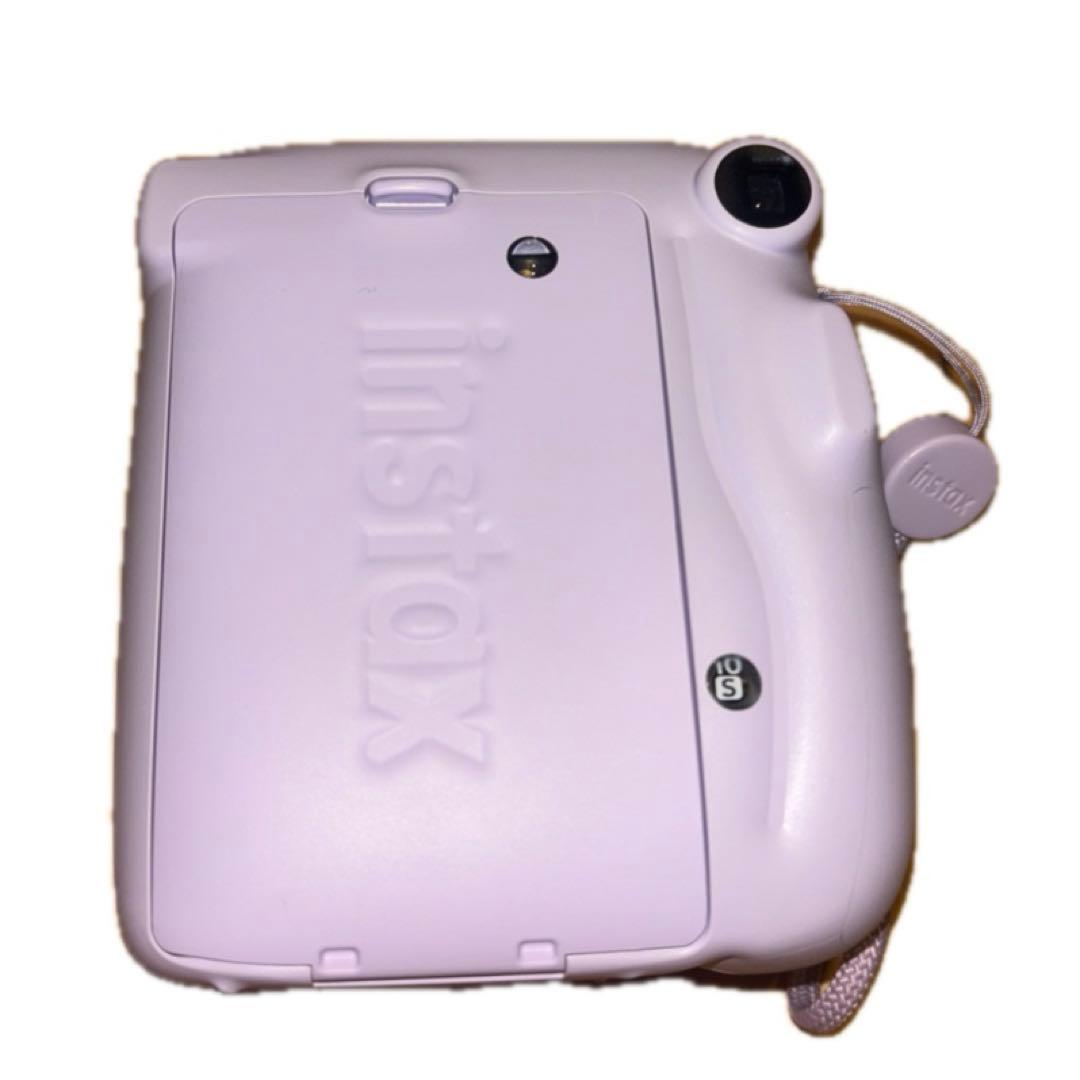 instax mini11 チェキ 本体 パープル 紫