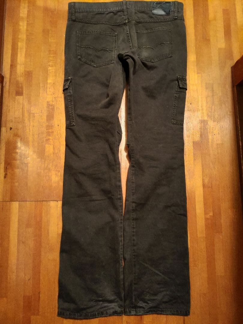 パンツ FUGA flare cargo denim archive