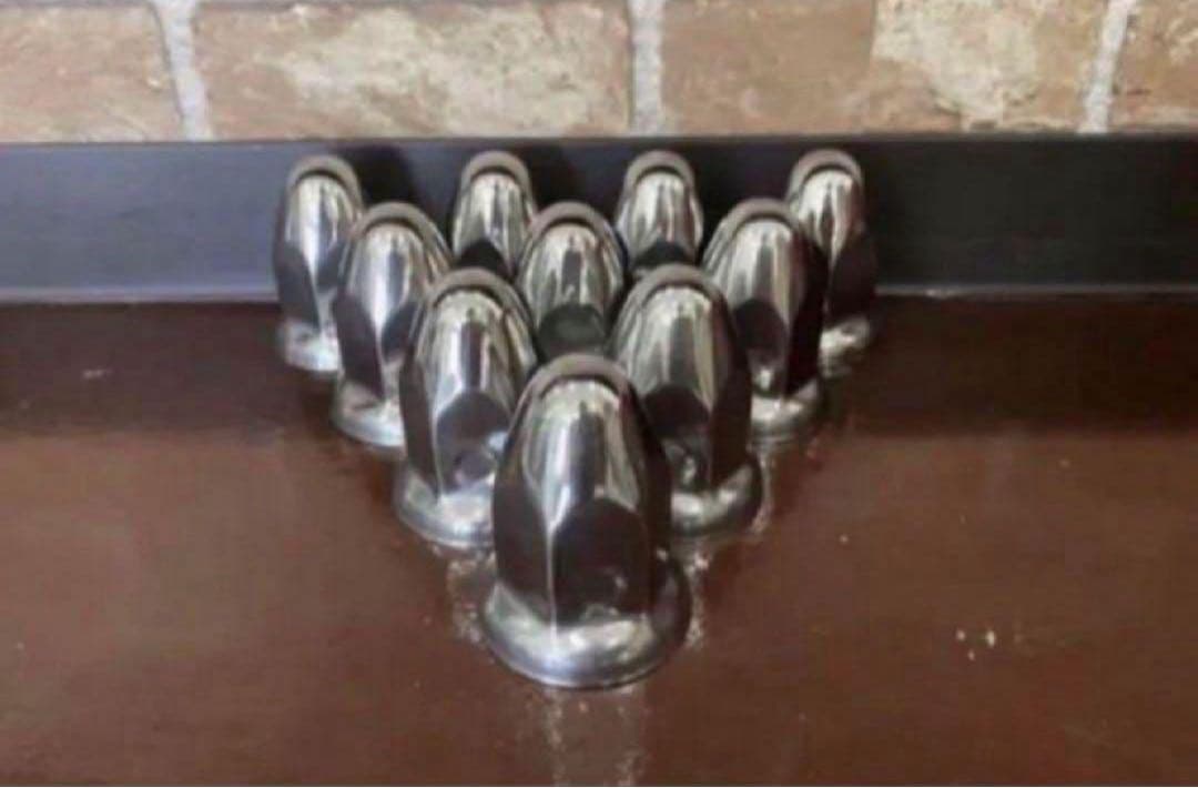 ナットキャップ◆スーパーとんがり◆ステンレス33mm ◆32個x2