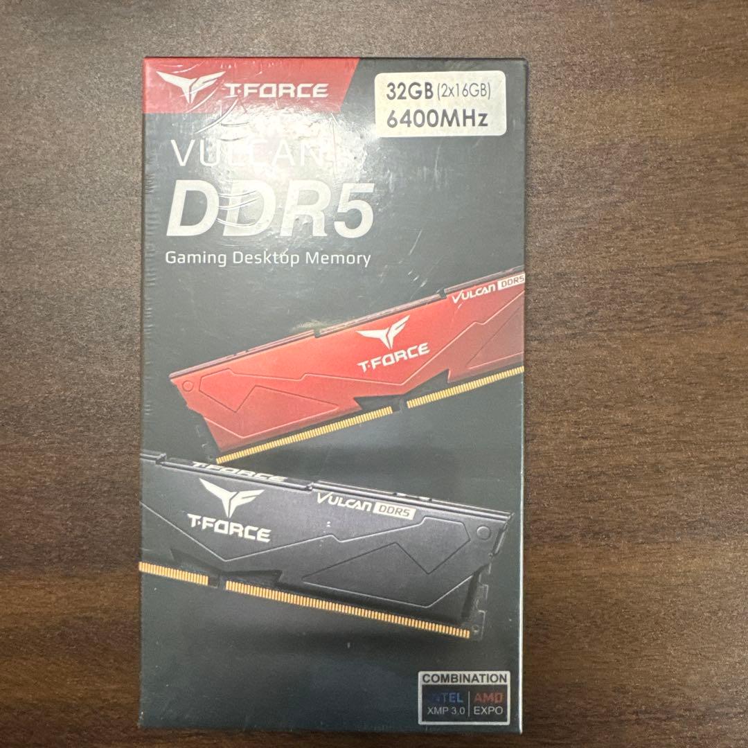 金欠！買って！TEAMGROUP DDR5 6400MHz 32GB 新品未開封