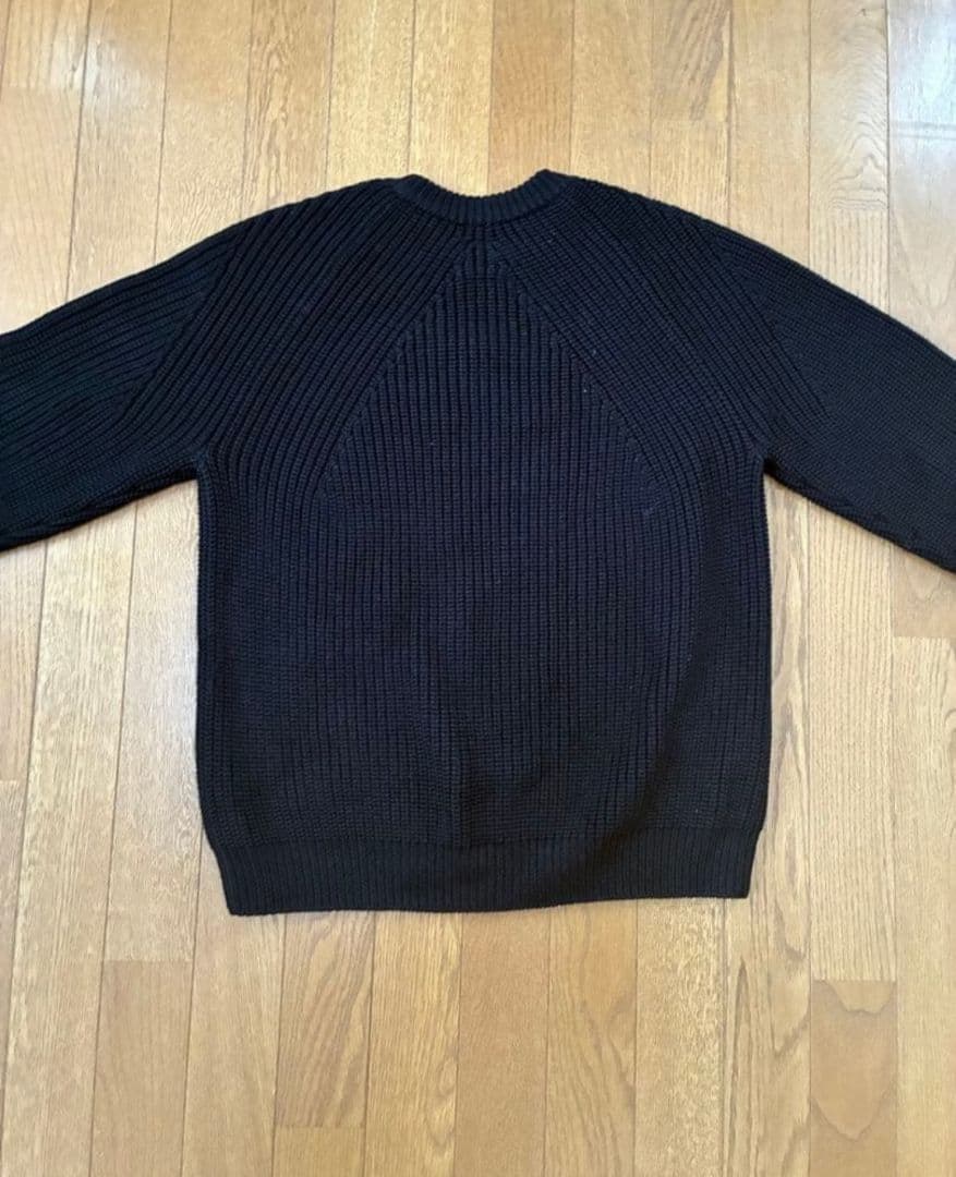 BATONER リブ編みニットセーター サイズ2 黒