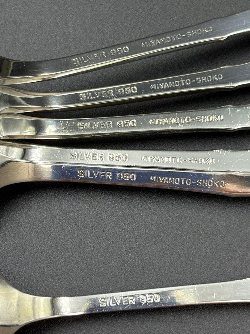 宮本商行　カトラリーセット　銀製　スプーンセット〈6本セット〉 99g