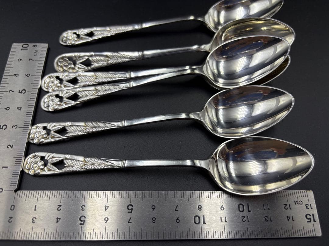 宮本商行　カトラリーセット　銀製　スプーンセット〈6本セット〉 99g