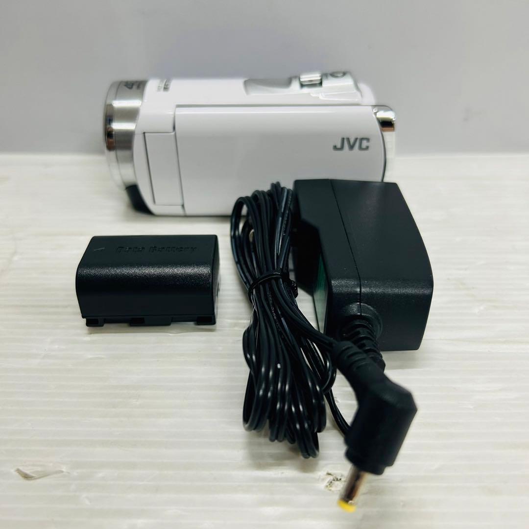 ★極美品★ JVC ビデオカメラ GZ-HM33-w