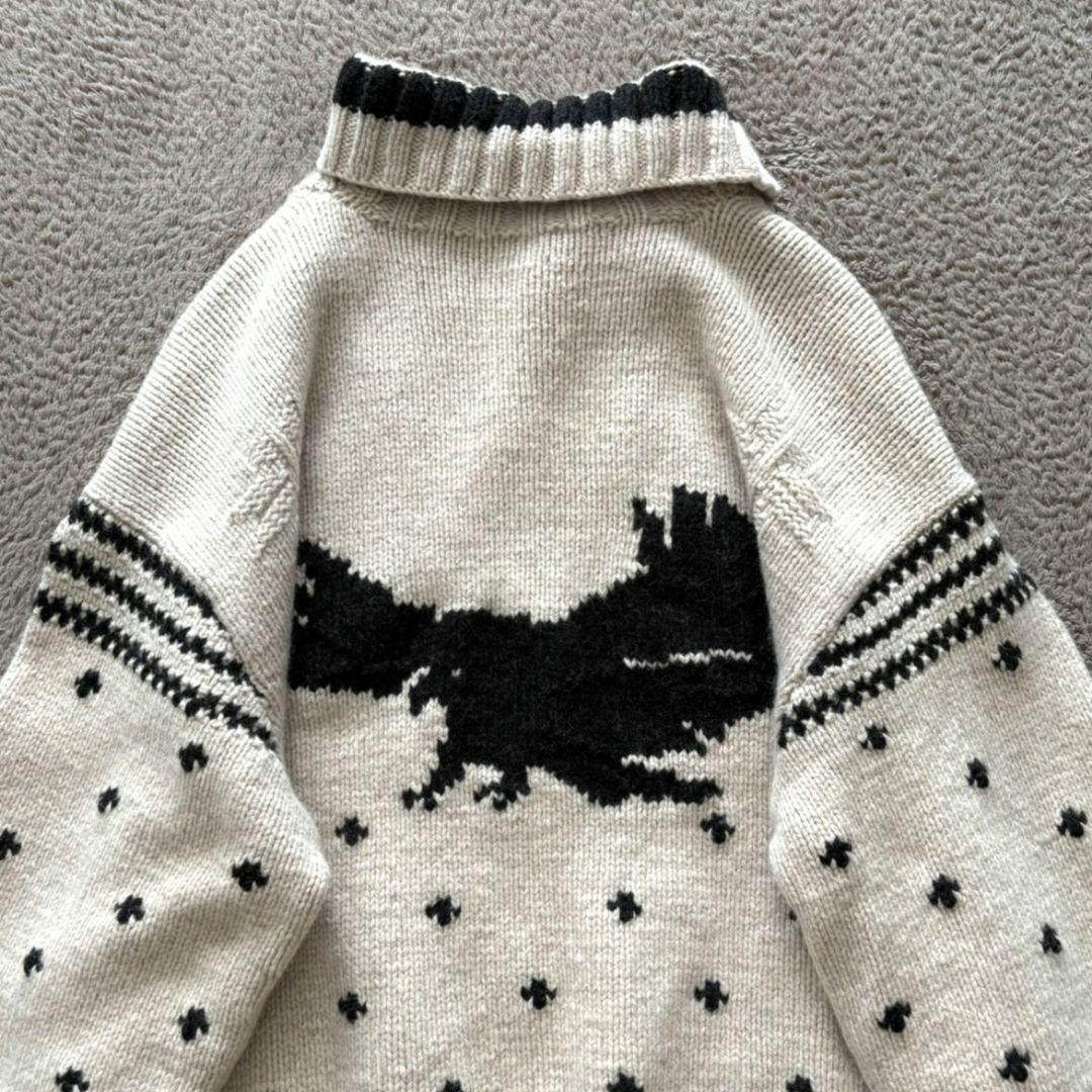 RALPH LAUREN 90s ニット イーグル柄 カウチンセーター