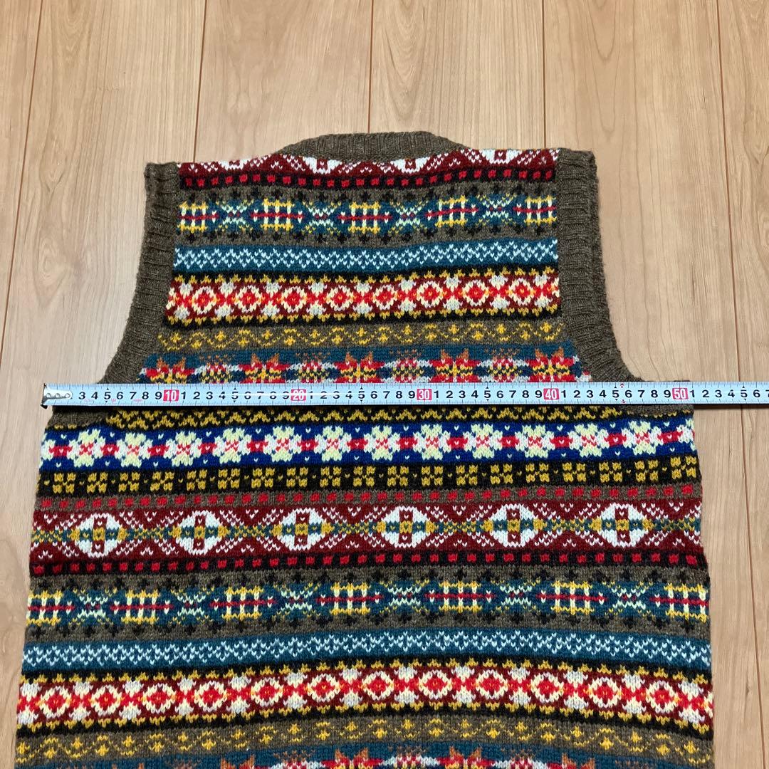 Jamieson's ジャミーソンズ フェアアイル柄 ウールベスト