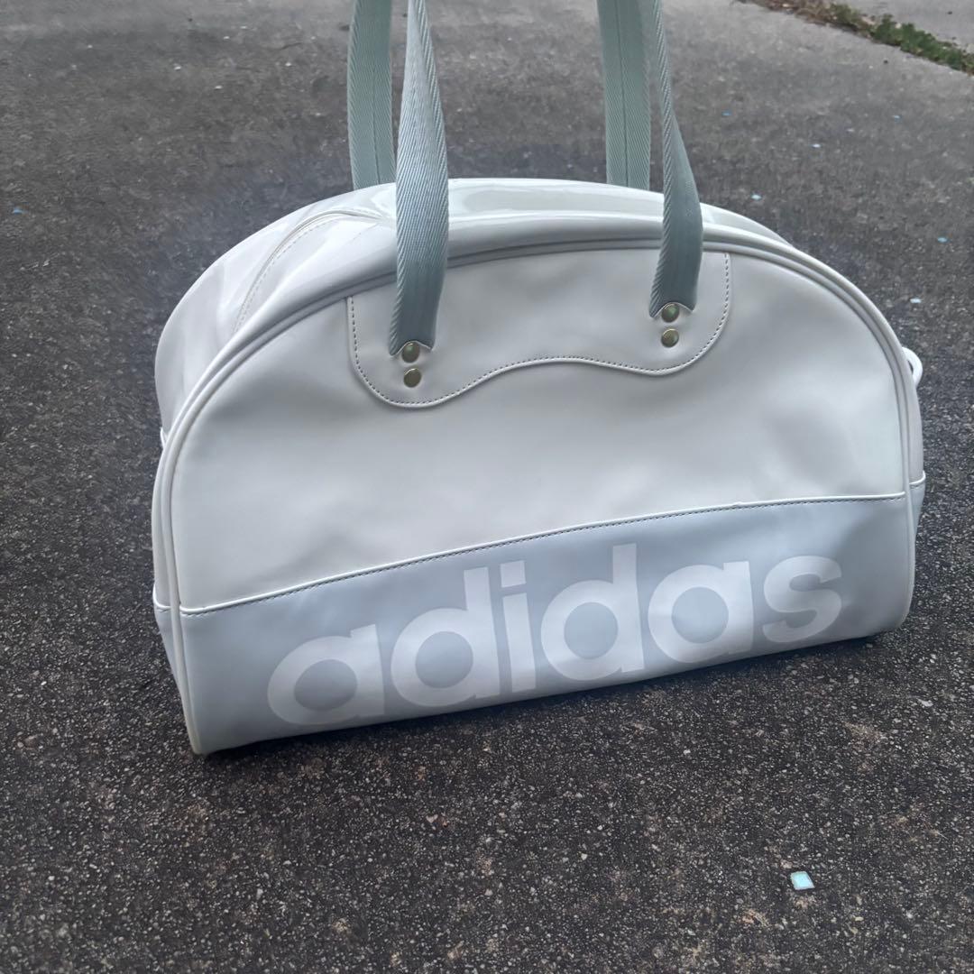バッグ 00s old adidas enamel hand bag y2k
