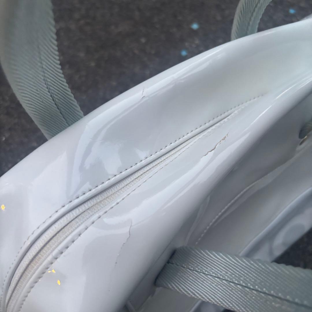 バッグ 00s old adidas enamel hand bag y2k