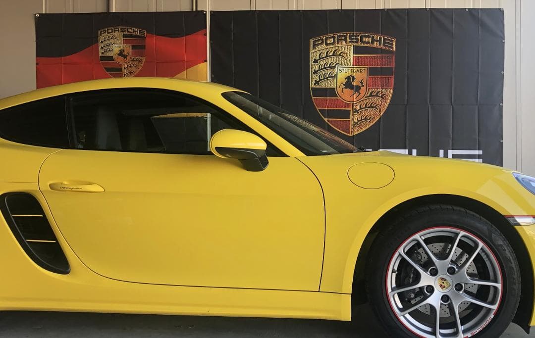 ★ガレージ装飾仕様★P00B ポルシェ BIG FLAG 1600x2400