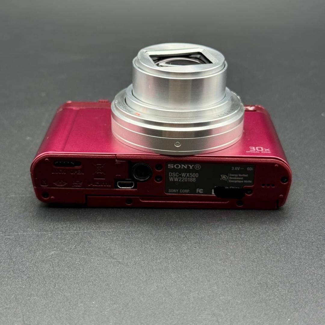 【ジャンク品】 SONY DSC-WX500 レッド　本体のみ