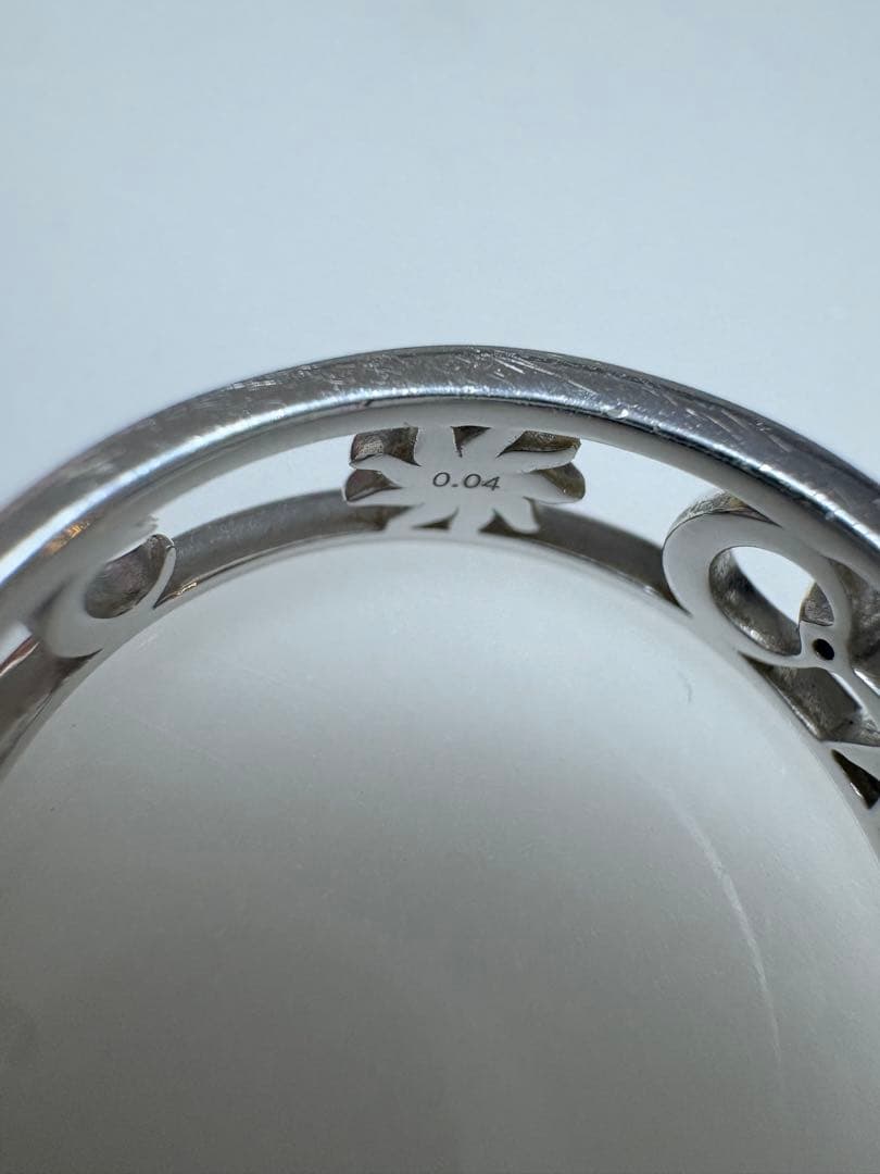 スタージュエリー K18 ダイヤモンド リング 14号