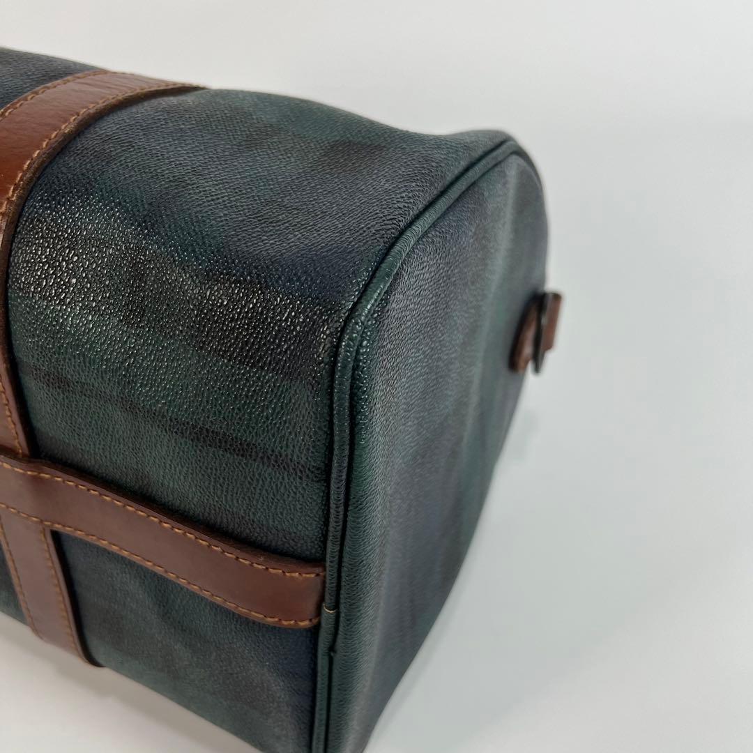 POLO RALPH LAUREN ボストンバッグ　チェック柄　PVC レザー