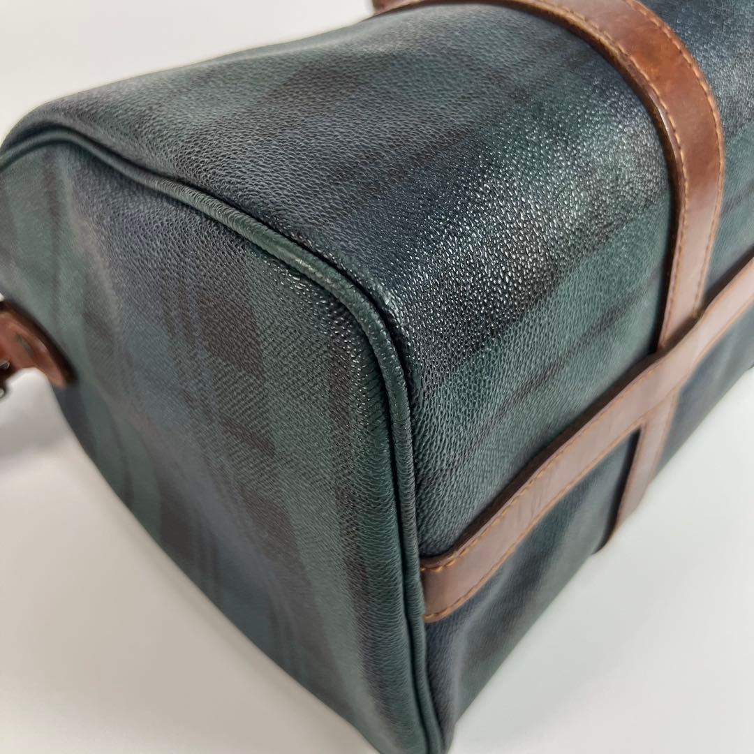 POLO RALPH LAUREN ボストンバッグ　チェック柄　PVC レザー