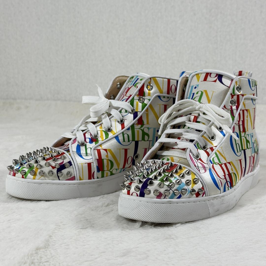 Christian Louboutin スタッズ スニーカー マルチカラー 43
