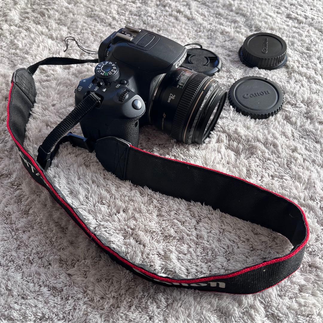 canon EOS kiss x71 レンズEF 28mm F1.8 USM