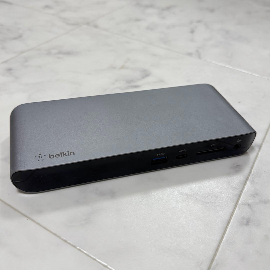 belkin F4U097 ドッキングステーション　USBハブ　箱あり