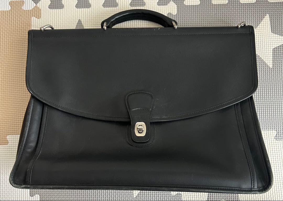 COACH コーチ ビジネスバッグ ブラック 黒 ショルダー 2way