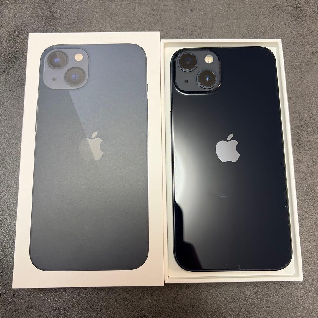 Apple iPhone 13 ブラック 本体 充電ケーブル付