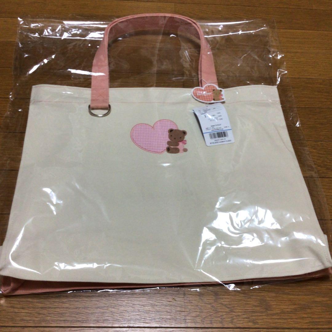 新品未使用　ファミリア　カラフルシリーズトートバッグ　ピンク