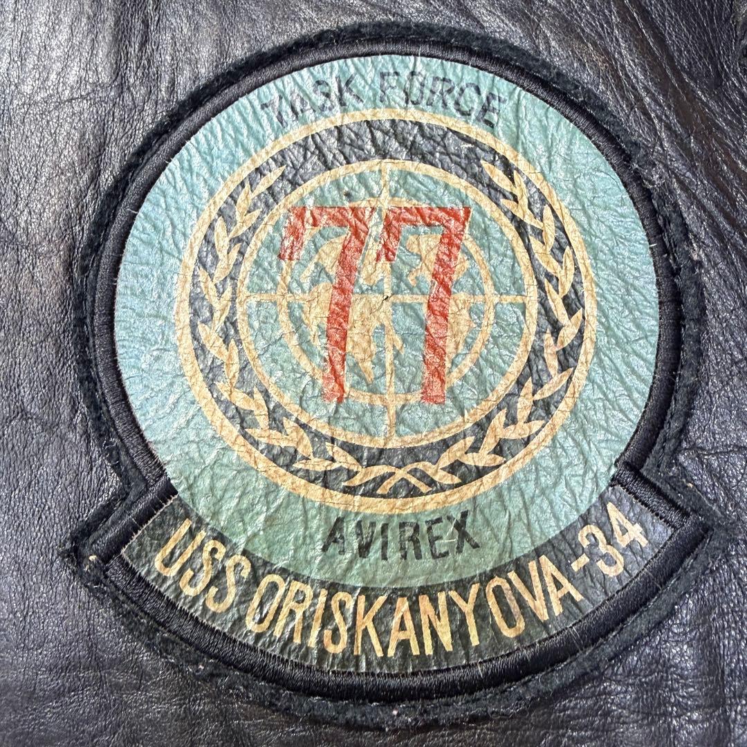 【胸タグ】AVIREX G-1 フライト レザージャケット L TOP GUN