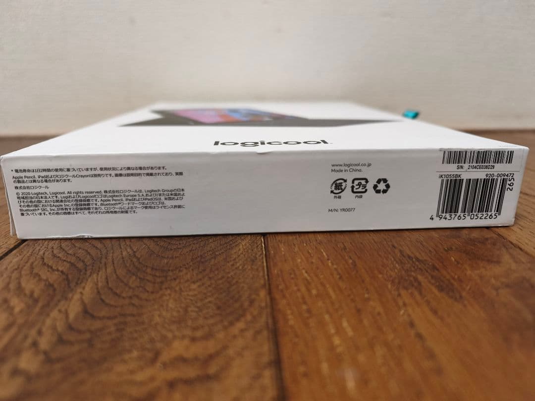 【未使用品】logicool SLIM FOLIO iPad用ケース