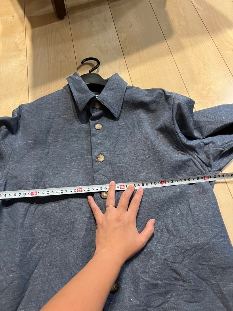 オーラリーの厚手シャツジャケット　サンプル品