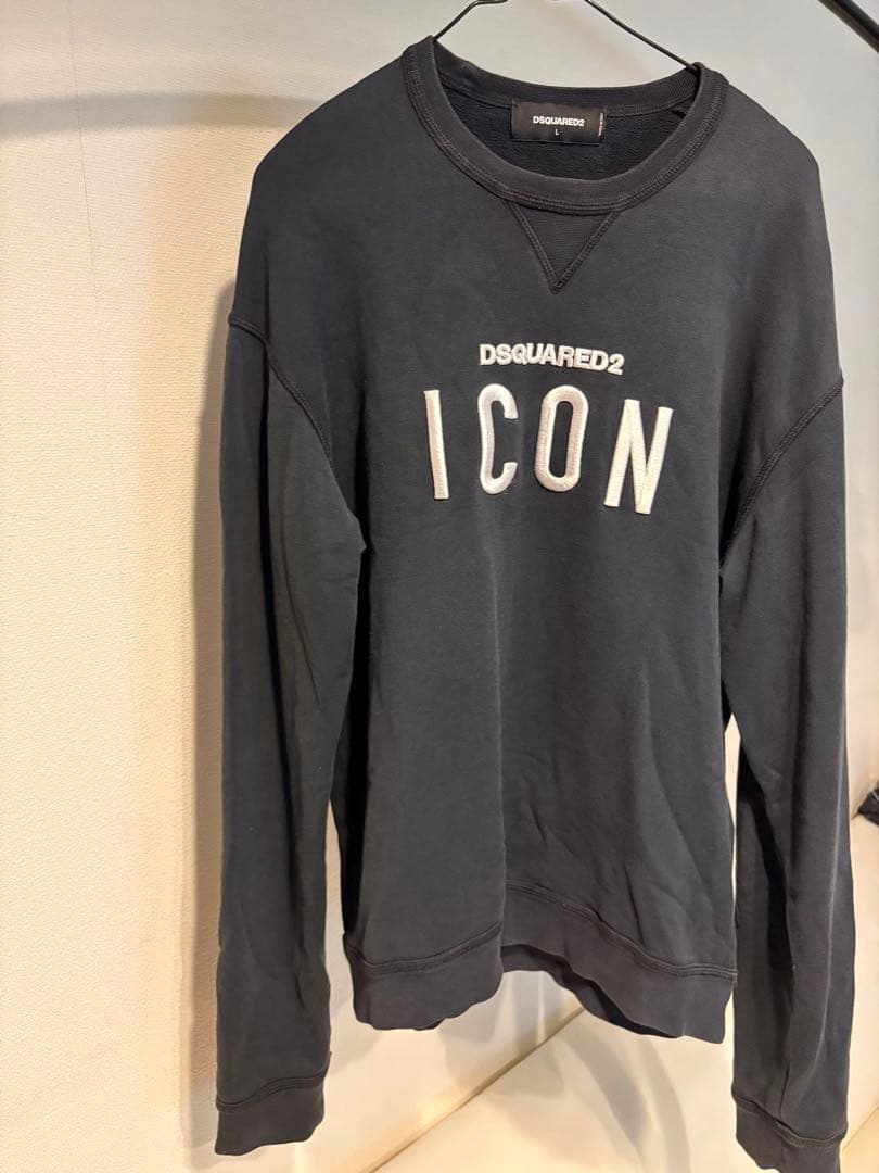 【激レア】DSQUARED2 ICON トレーナー ダークブルー