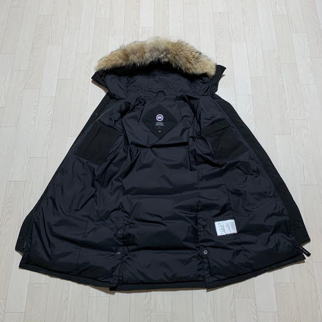 美品　カナダグース✨シェルバーン　ロングダウン　ブラック　黒　XS 4C11