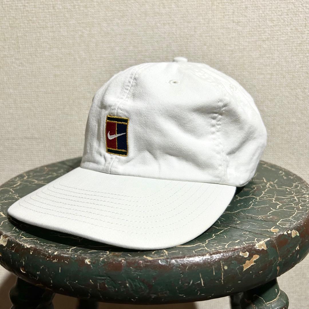 90s ナイキ コート ヘリテージ86 キャップ 白タグ ビンテージ