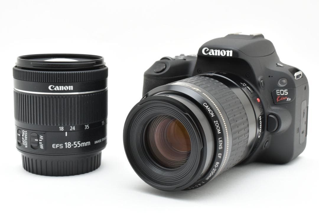 さー⚠️プロフ必読canon kiss X9 ダブルレンズ 一眼レフ