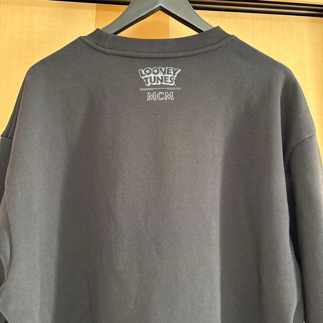【美品】MCM ルーニー・テューンズ　トゥイーティー　コラボ スウェットシャツ黒