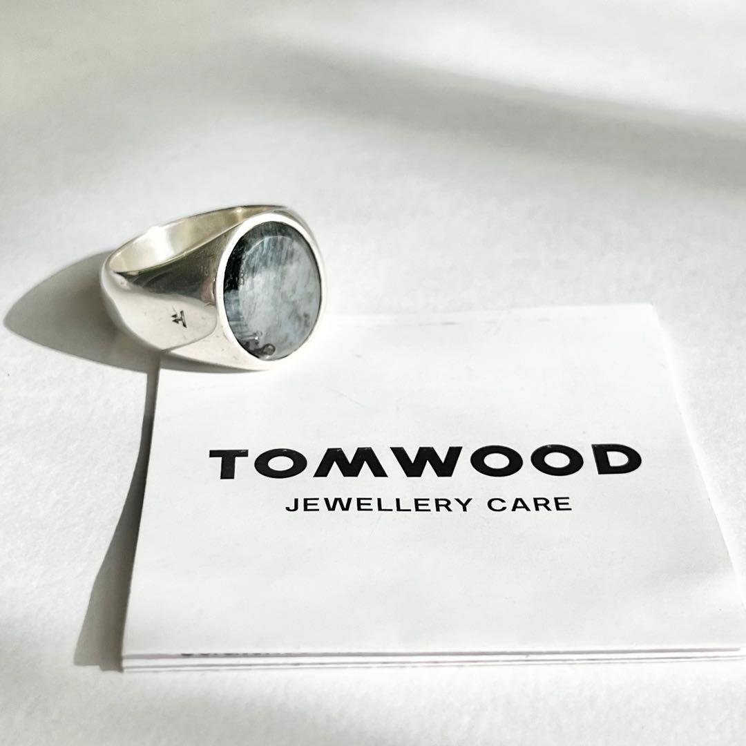 【美品】tom wood oval ring g56 16号