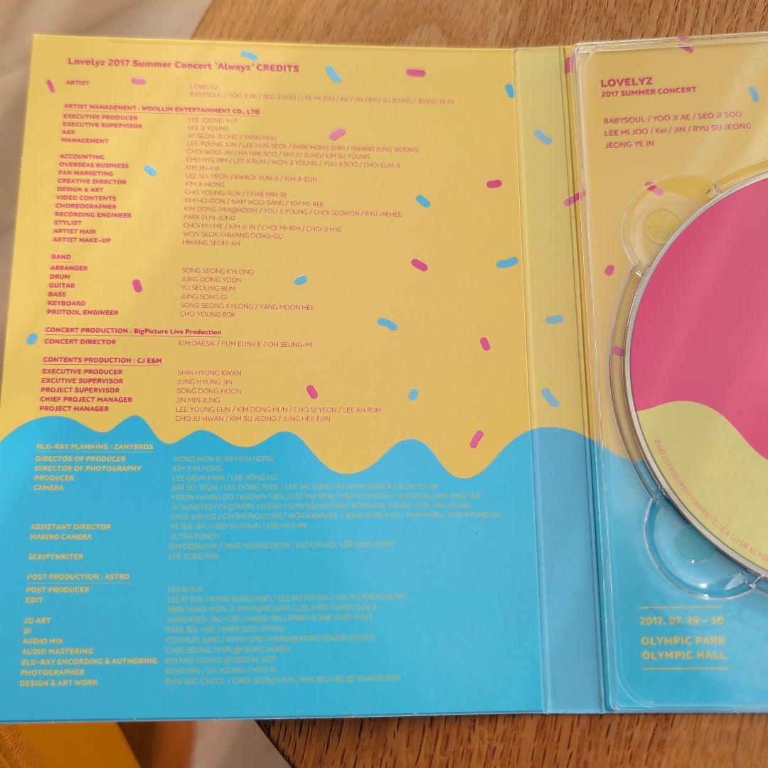 LOVELYZ 2017 ALWAYZ ラブリーズ ブルーレイ トレカ イェイン