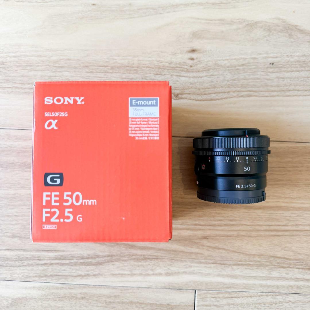 【保証有り】SEL50F25G SONY FE50mm F2.5G レンズ