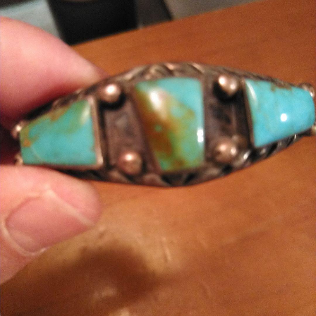 Rose Castillo/RC刻印/バングル/ナバホ　スターリングシルバー