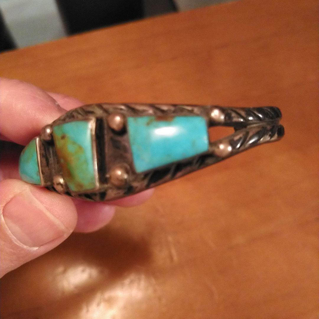 Rose Castillo/RC刻印/バングル/ナバホ　スターリングシルバー