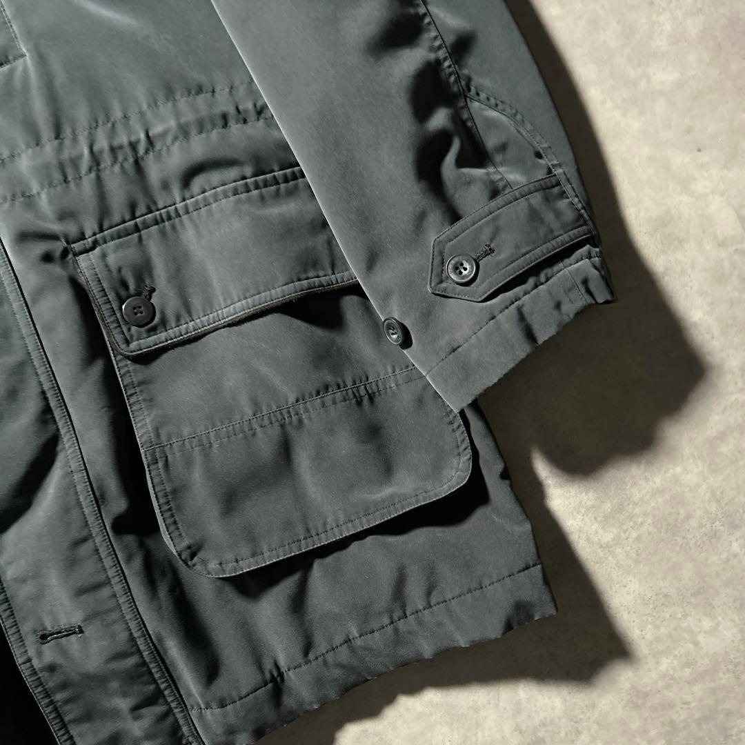 90s PLAYBOY マルチポケット ハーフコート ジャケット ブルゾン