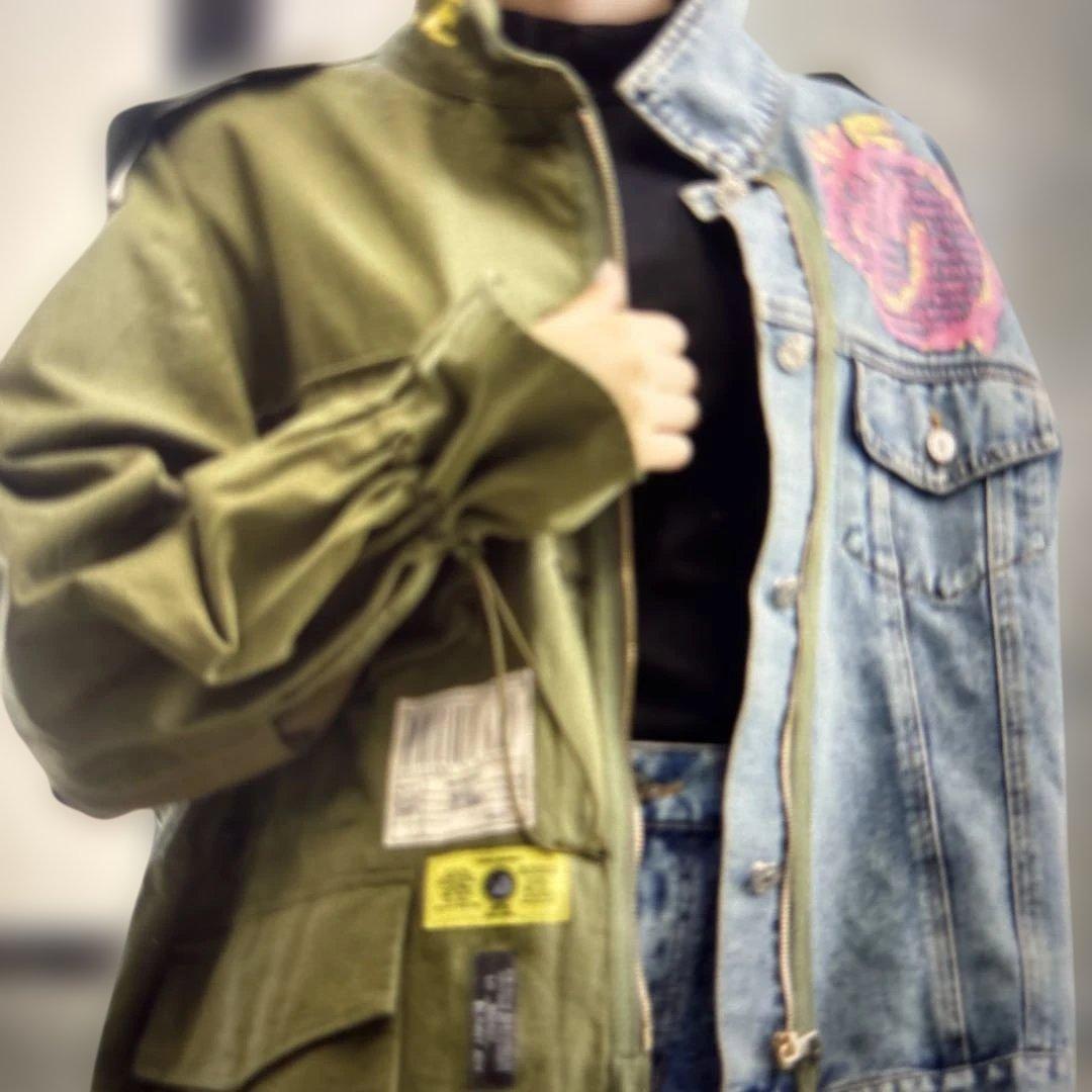 ミリタリー・デニムジャケット新品