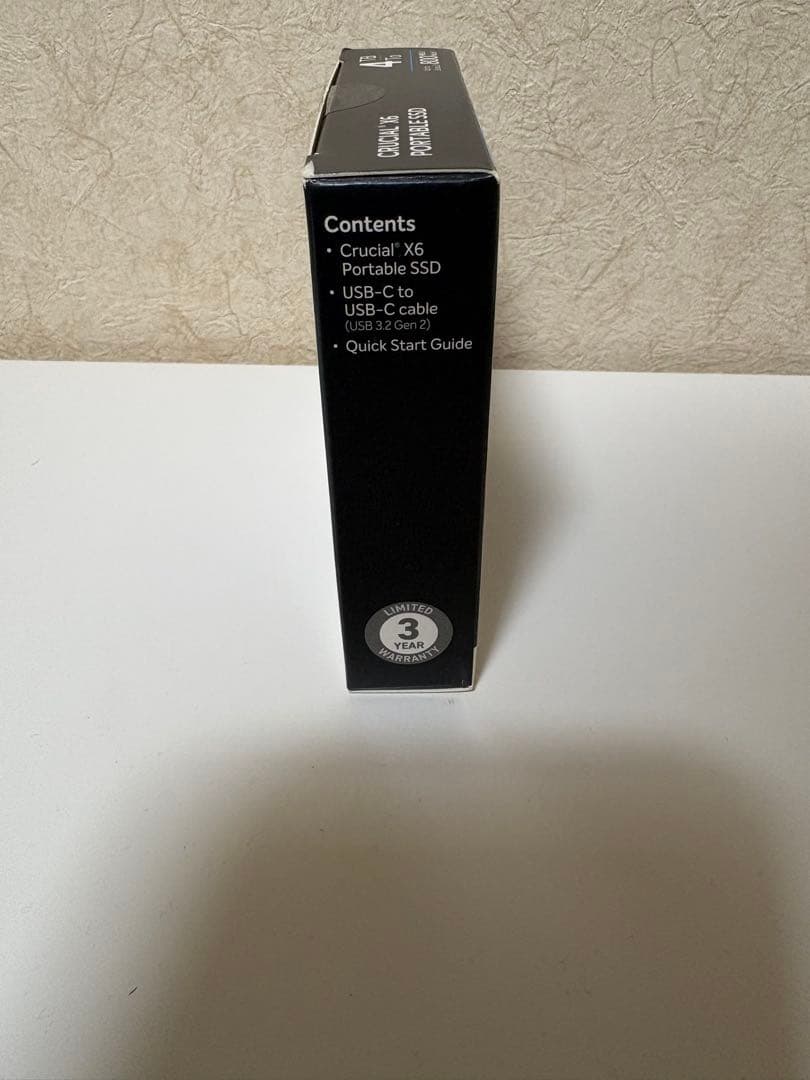 Crucial X6 4TB ポータブルSSD