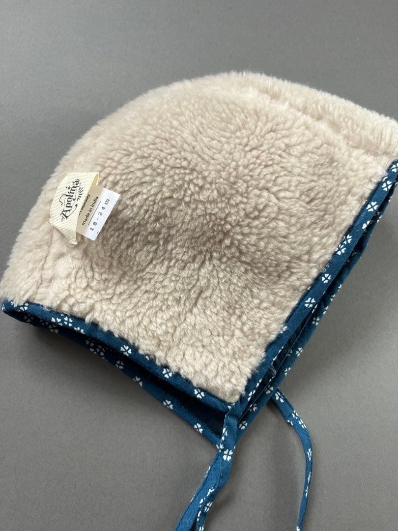 Apolina 2018AW 【パッチワークドレス & ボンネット セット】