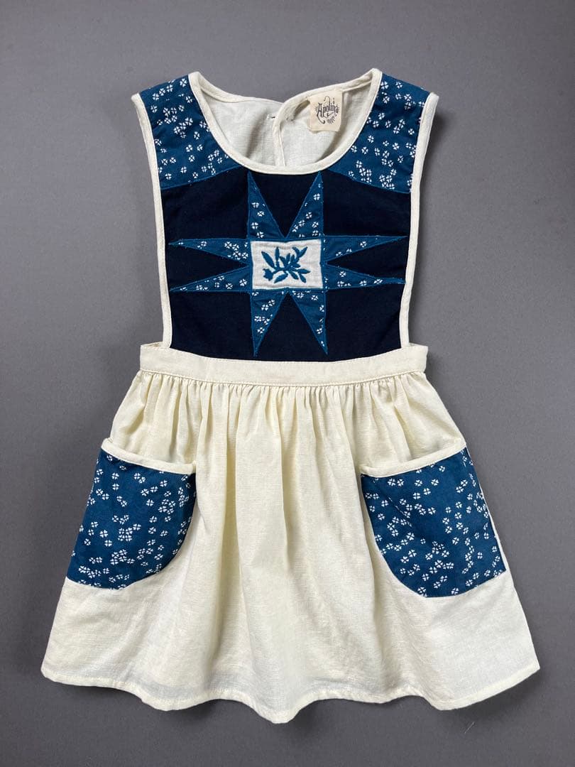 Apolina 2018AW 【パッチワークドレス & ボンネット セット】